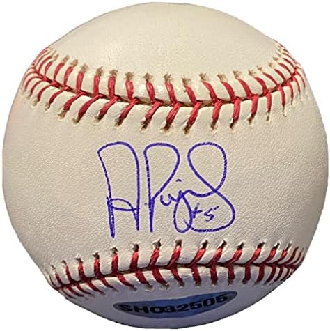 Алберт Пујолс потпиша инаугуративна сезона на стадионот Уда Буш датиран од бејзбол 4/10/06 - автограмирани бејзбол