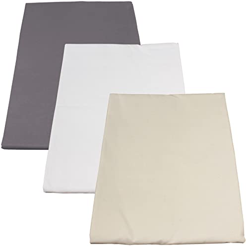 Табела за масажа со ленени ленени со 10 пакувања Полиестер -котон рамен лист - 55% полиестер, 45% памук - големина за целосна покриеност на клиентот