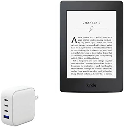Полнач за Kindle Paperwhite - PD Minicube, 100W 3 PD Port Wallид полнач Интернационал - Зимска бела боја