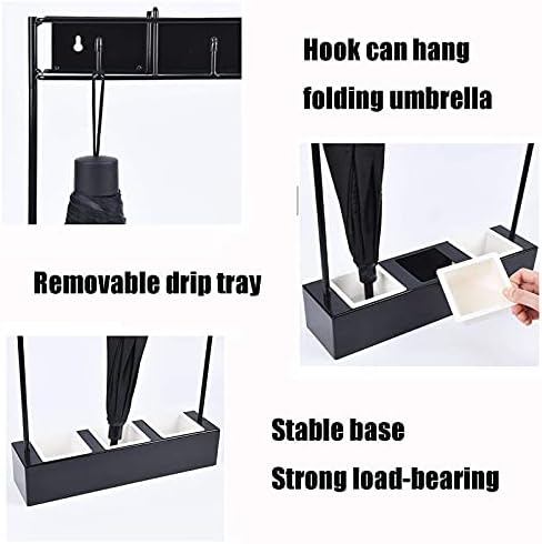 Lxdzxy чадор стои, чадор штанд дома хотел метал, може да се обеси на кабинетот за чевли за wallидови, голем капацитет и заштеда