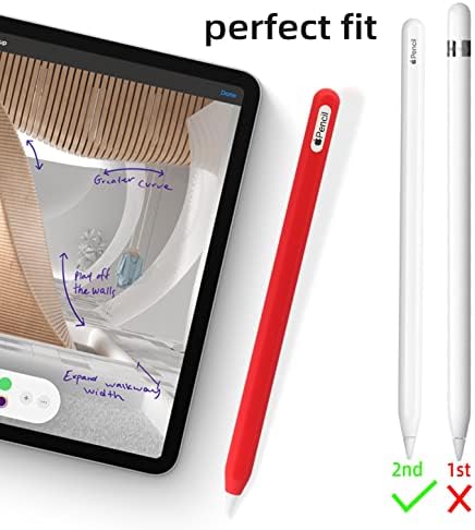Ултра тенко силиконски покритие на кожата компатибилен со 2 -ри генерал на Apple, заштитен силиконски случај за iPad Pro 11 12.9 инчи 2018 молив