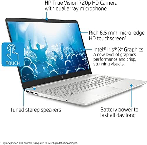 HP Лаптоп 15,6 HD Екран На Допир За Бизнис 2022, Itel Core i5-1135G7, 16GB RAM МЕМОРИЈА, 512GB SSD, Позадинско Осветлување