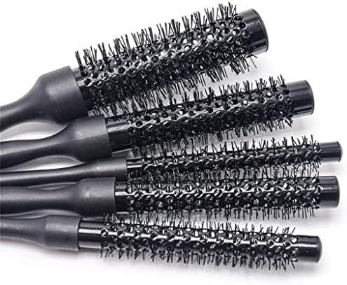 CFSNCM Тркалезна коса чешел фризура за виткање на коса, најлонски керамички железо цевка, алатки за стилизирање на салони за салон