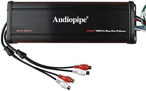 AUDIOPIPE APTV-1000.4-4 Канал Класа Д Засилувач-Powersports IP67 УМВ Морски Засилувач