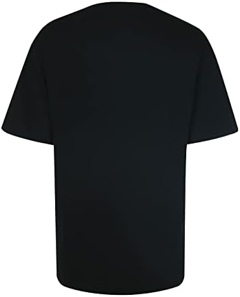 Женски кошули краток ракав женски моден врвен кошула краток ракав печатена маица тркалезен врат елегантна лабава мека