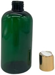 Природни фарми 8 мл Зелена Бостон БПА бесплатни шишиња - 3 пакувања со празни контејнери за полнење - есенцијални масла - ароматерапија | Златен
