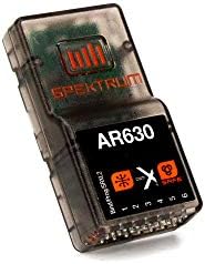 Spektrum AR630 6 Channel AS3X Safe Receiver, SPMAR630, црно