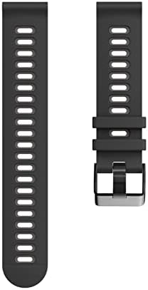 FACDEM 20 22мм замена на смарт часовникот на зглобот на зглобот за Garmin Venu 2 Plus Silicone Smart Watchband VeenBand Venu2 Forerunner