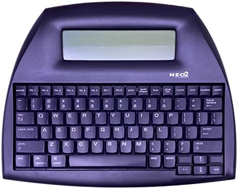 Neo2 Alphasmart процесор за зборови со тастатура со целосна големина, калкулатор