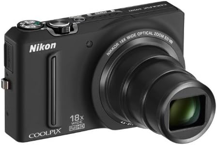 Nikon Coolpix S9100 12.1 MP CMOS дигитална камера со 18x Nikkor ED со широк агол на оптички леќи за зумирање и целосен HD 1080P видео