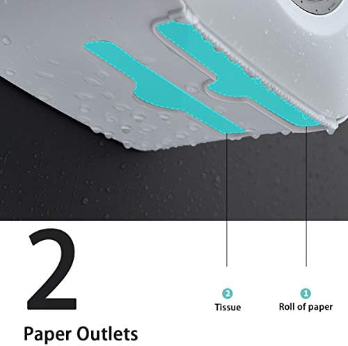 Dloett Wallид монтиран Прес Отворање Водоотпорна двојна палуба хартиена кутии со валана хартија за повеќекратна хартиена крпи за чување