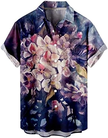 Xxbr 2023 Нова слика за сликање цветна хавајска кошула мажи жени исклучуваат јака гроздобер улична машка кошули големи