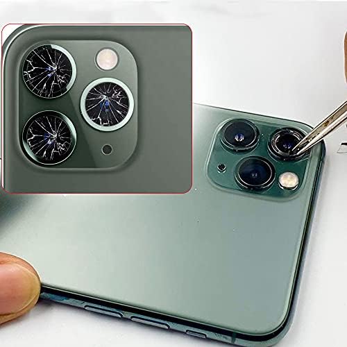 Meefix Заден Заден Капак На Камерата Замена На Стаклени Леќи, Претходно Инсталиран Леплив Лепак за iPhone 11 Pro И 11 Pro Max