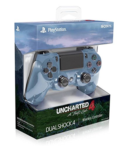 Sony DUALSHOCK 4 Ограничено Издание Неизследвани 4 Безжичен Контролер За PlayStation 4-Сива Сина