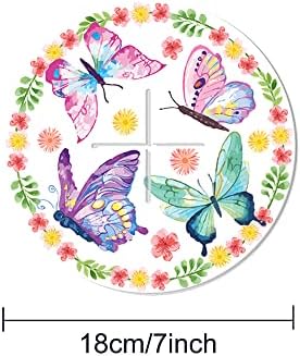 CC HOME Butterfly Cupcake Stand 3 Ниво забава за забава со пеперутка за садови за украси за роденденска забава