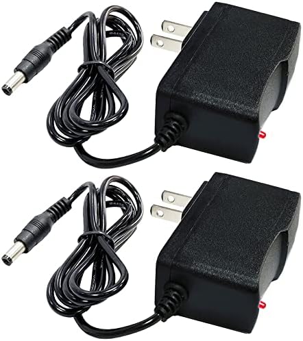 2 пакувања 3V 1A адаптер за напојување 3W напојување 100-240V AC до DC 3 Волт 1AMP 0,8A 0,5A 450MA Конвертер Трансформатор 5.5x2.5