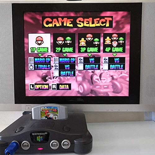 Нова ажурирана верзија со верзија на верзија за Nintendo N64 Mario Kart 64 Видео картичка САД Верзија Бонус 1 Дополнително поле