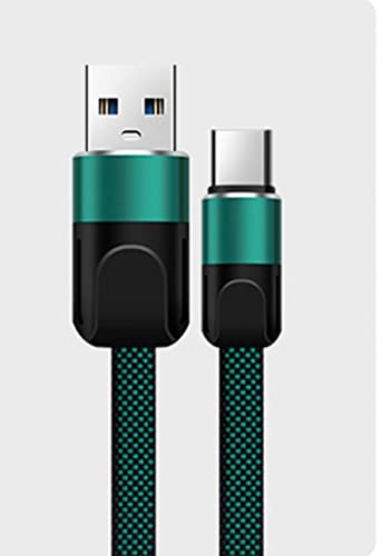USB Тип-C Кабел 5a Брзо Полнење Рамен НАЈЛОН Плетенка USB-а ДО USB-C