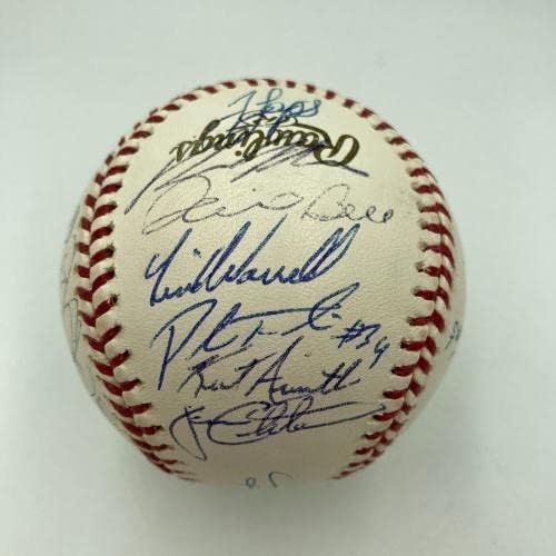 2002 година во Сан Франциско гиганти НЛ Шампион го потпиша Светската серија Бејзбол ЈСА Коа - Автограмирани бејзбол