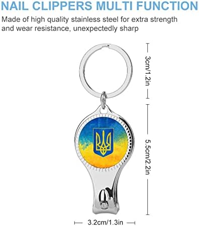 Украинско Знаме Нокти Машина За Нокти Мултифункционален Тример за Нокти со Отворач За Шишиња Со Пиво