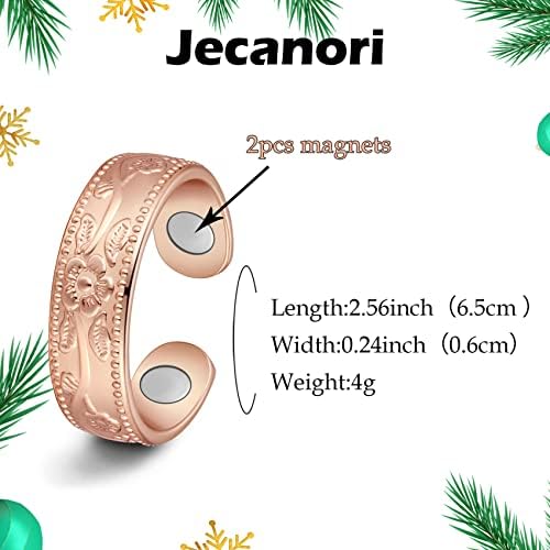 Магнетски лимфен дренажен терапевтски прстени на Jecanori 2PC