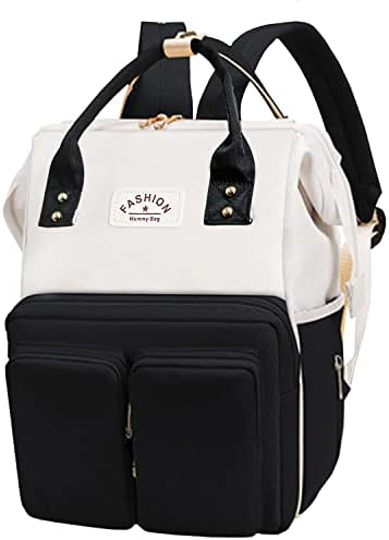 Ранец за торба за пелени eоич, Мултифункционални Торби За Менување Бебиња За Породилно Патување, Водоотпорна Мама Торба Со Голем