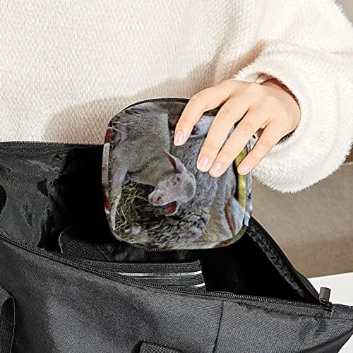 Торба за складирање на санитарни подлошки за салфетка, торбичка за менструална чаша, организатор на торби за периоди за женски влошки