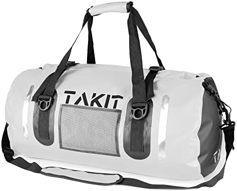 Водоотпорна торба со дуфли патувања суво торба 80L ролна топ 500D ПВЦ за моторцикл опашка кајак рафтинг пловење пливање кампување