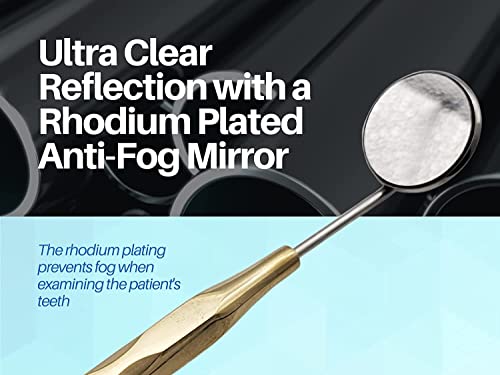 Стоматолошки Огледало Нерѓосувачки Челик Сет на 5 Стоматолошки Огледала Предната Површина Европски Стил Навој Артман Инструменти