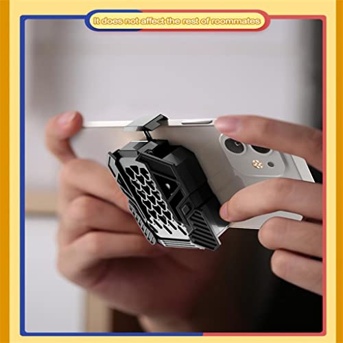 Wykdd Пренослив Мобилен Телефон Радијатор Ладење Вентилатор Случај За Игра Кулер Мобилен Телефон Кул Топлина Мијалник