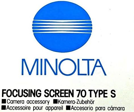 Minolta Заменлив Екран За Фокусирање 70 Тип S За Maxxum и Dynax 7000 SLR Камера