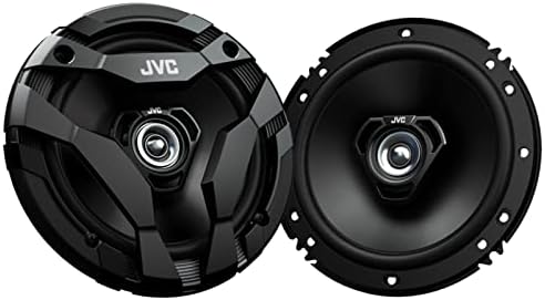 98-13 Пакет Звучници за Мотоцикли: 2X ОД JVC 6,5 инчи 300 Вати 2-Насочен dvrn DF - Серија Црн Автомобил Стерео Коаксијални Звучници + Прстени