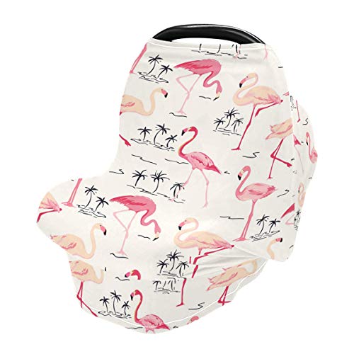 Обвивки за седишта за бебиња Фламинго - Покријте го капакот со високи столици, мулти -употреба на крошна на автомобили, за момче