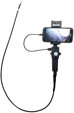 Vividia VA-655i Флексибилна двонасочна артикулаторска дигитална инспекција камера Борескоп Видеоскоп со 6,2мм дијаметар 1м долг