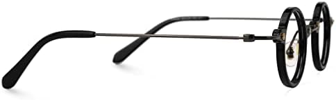 Читателите На зелол Ретро Тркалезни Очила За Читање За Мажи Жени Со Стандардна Антирефлектирачка Обвивка Burgess ZJGX308401-Р