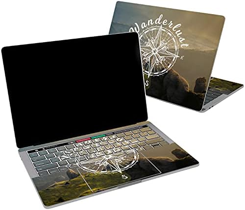 Cavka vinyl Decal Skin компатибилна за MacBook Pro 16 M1 Pro 14 2021 Air 13 M2 2022 Retina 2015 Mac 11 Mac 12 Scage View налепница