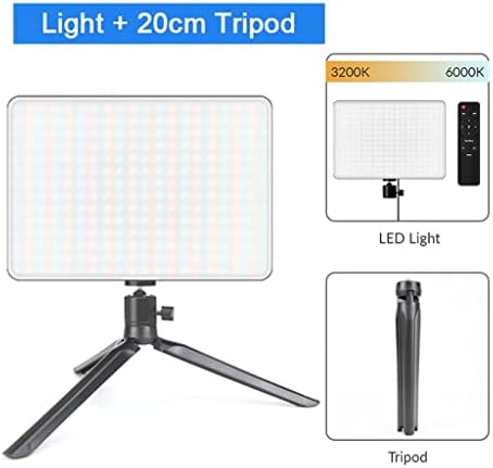 ZLXDP затегната LED LED видео ламба панел EU Plugle Filler Light Tricolor Фотографско осветлување