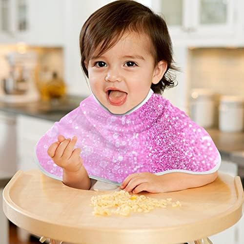 Yyzzh розов сјај конфети печати печати муслински крпи за бебе 1 пакет памук бебиња за миење садови за момчиња за момче девојче