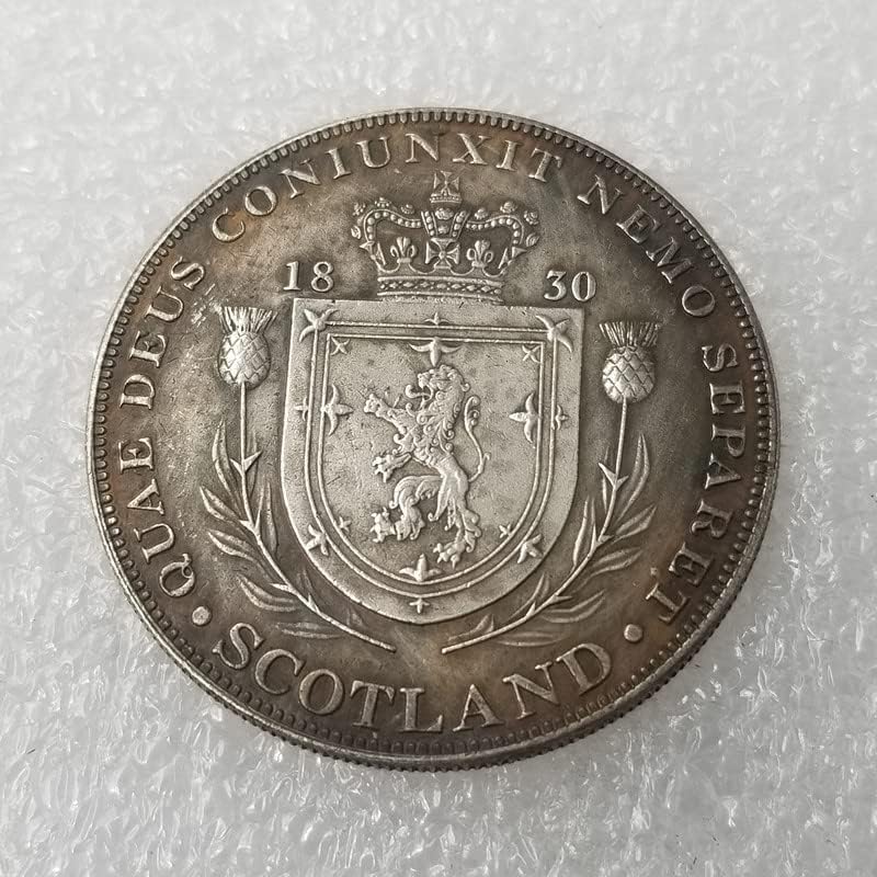 АВЦИТИ Антички Занаети 1830 Шкотски Сребрена Монета Копија Комеморативна Монета Странска Монета 175