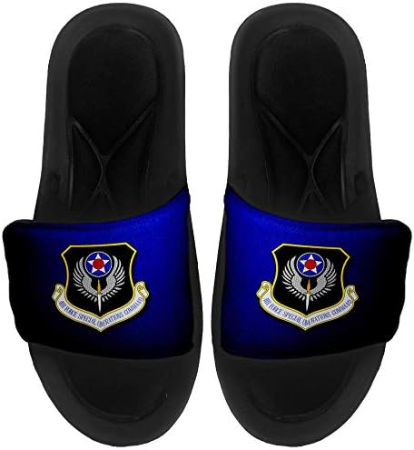 ExpressitBest Pushioned Slide -On сандали/слајдови за мажи, жени и млади - Команда за специјални операции на американските воздушни сили