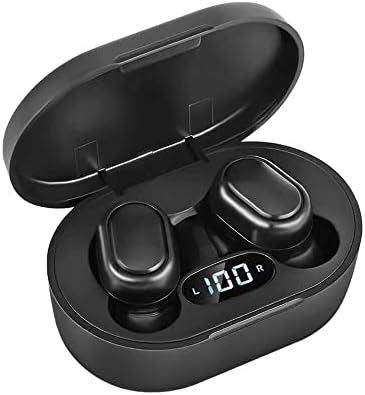 BD & M Безжични Bluetooth Earbuds, Hifi Digital LED дисплеј стерео слушалки, водоотпорни пупки на ушите, повици без раце за спорт,