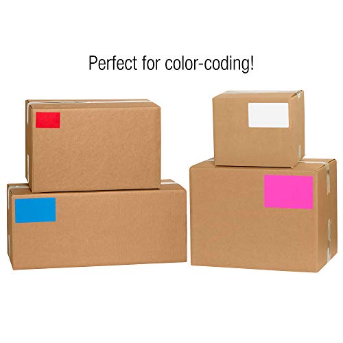 Етикети/налепници за правоаголник на залихите, 3 x 5, темно сина боја, 500 етикети по ролна