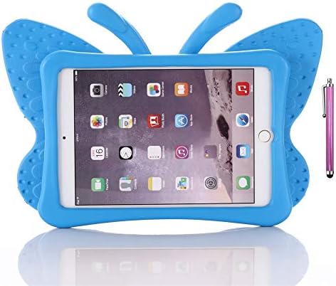 iPad Mini Case за деца, нетоксична мала тежина 3D цртан филм пеперутка EVA ShockProof Drop Case Case за iPad Mini/ Mini 2/ Mini 3/ Mini 4/