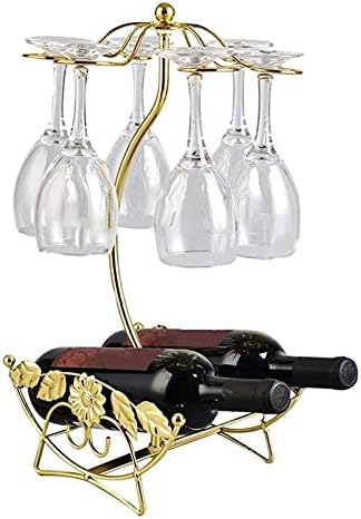ZCX држач за вино метална вина решетката јаворов лист шуплива вино решетката стои стоечки чаши за вино решетката за вино шише чаша чаша држач
