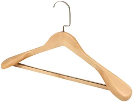 L88561 Високо одделение широко рамо дрвени палто за закачалки - закачалка од цврсто дрво костум