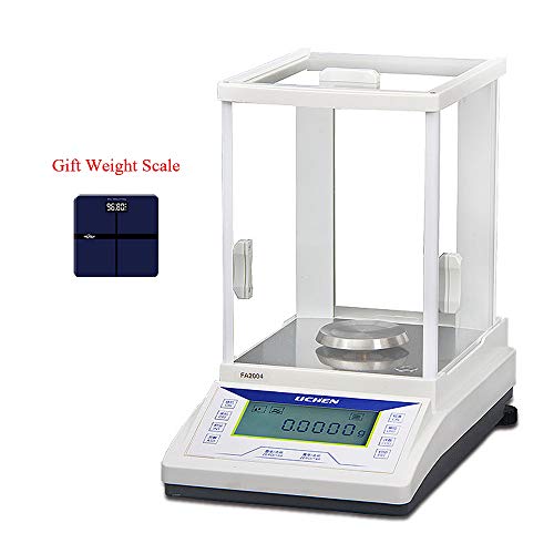 Дигитална аналитичка рамнотежа, 1mg прецизна електронска скала за лабораторија/аптека/продавница за накит/хемиска фабрика 0,001g Скала за тежина