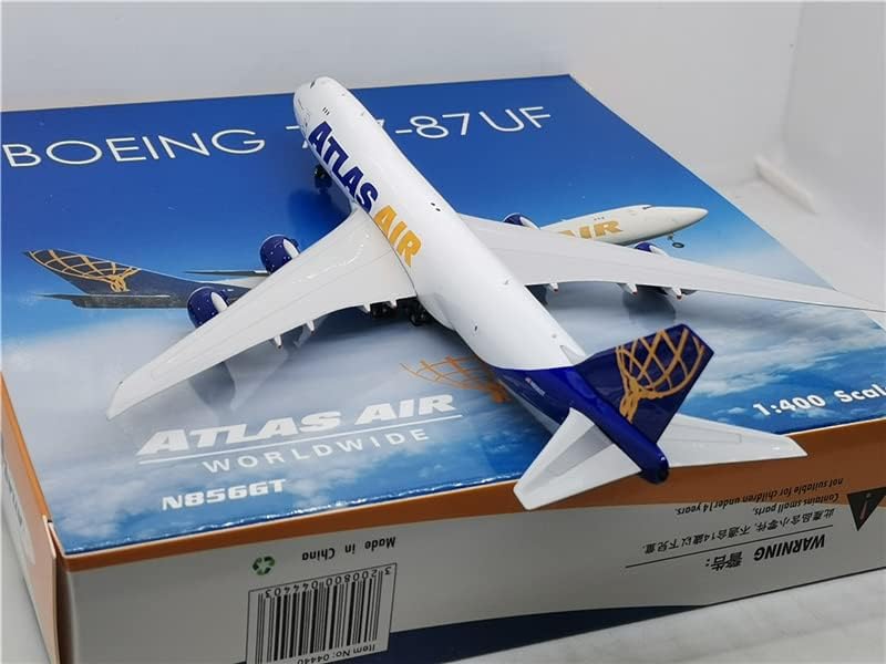 Феникс Атлас Воздух во светот за Boeing B747-87UF N856GT 1/400 Diecast Aircraft претходно изграден модел