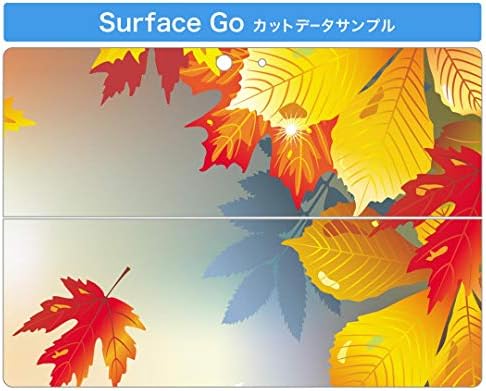 Декларална покривка на igsticker за Microsoft Surface Go/Go 2 Ultra Thin Protective Tode Skins Skins 001280 есенски лисја есен