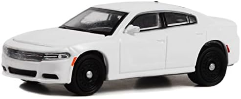 2022 полнач за полнач Полициски автомобил Бела топла потрага по хоби Ексклузивна серија 1/64 Diecast Model Car By Greenlight 43002