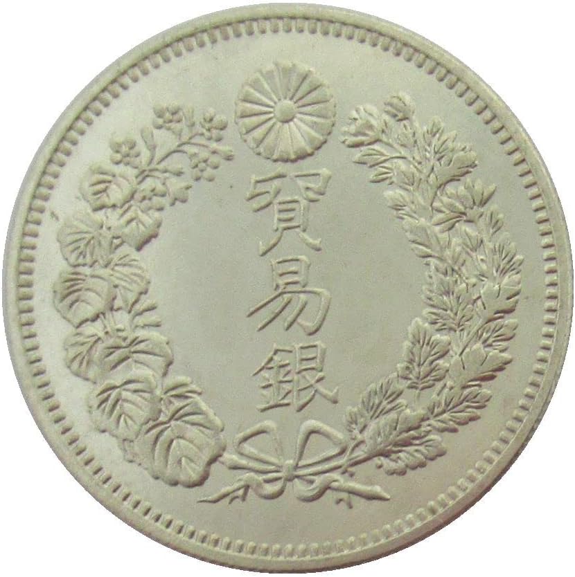 Јапонија Сребрен Долар Тргување Сребро Меиџи 7 Години Сребрена Реплика Комеморативна Монета